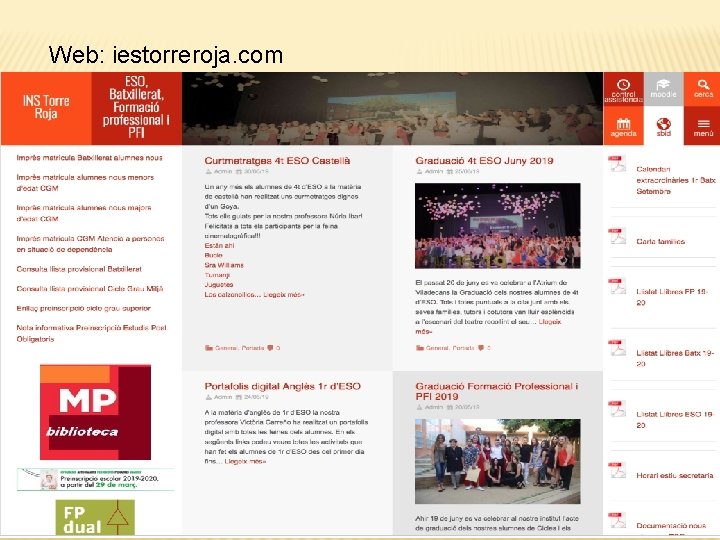 Web: iestorreroja. com 
