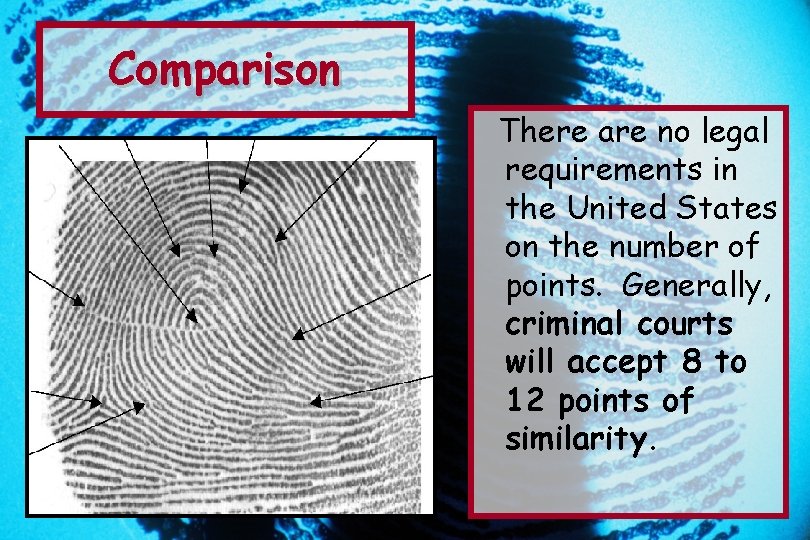 Comparison There are no legal requirements in the United States on the number of