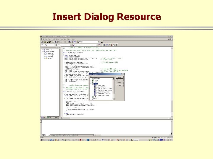 Insert Dialog Resource 
