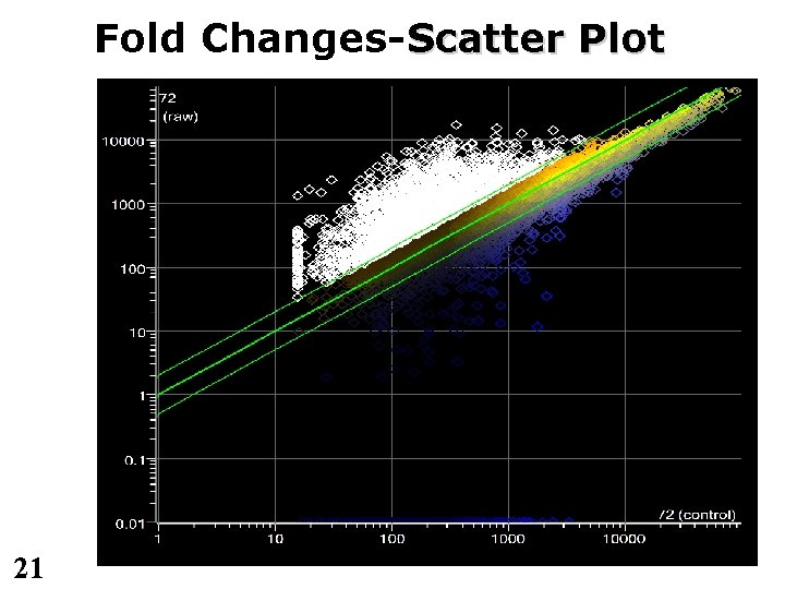 Fold Changes-Scatter Plot 21 