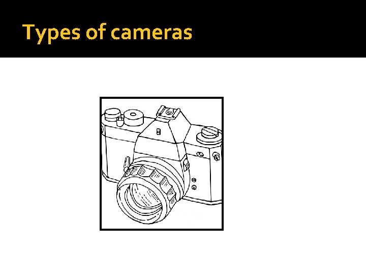 Types of cameras 