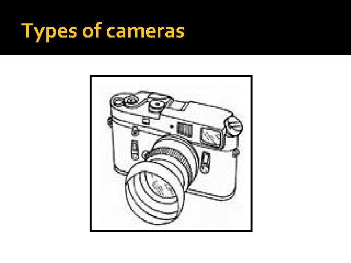 Types of cameras 