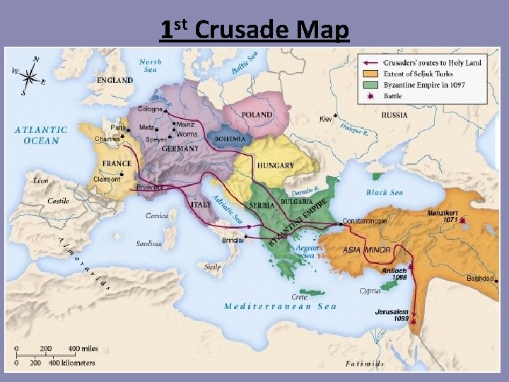 1 st Crusade Map 