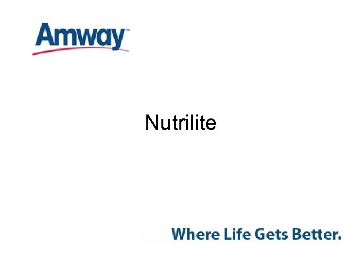 Nutrilite 