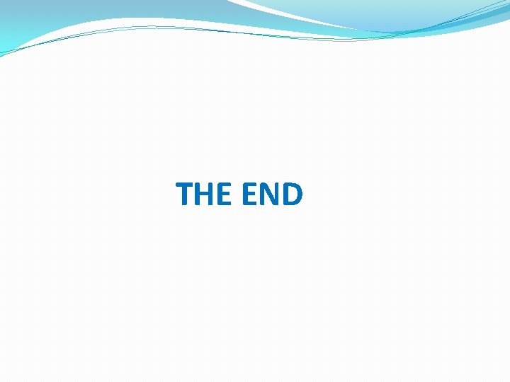 THE END 