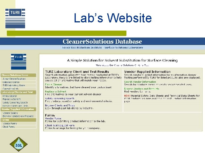 Lab’s Website 