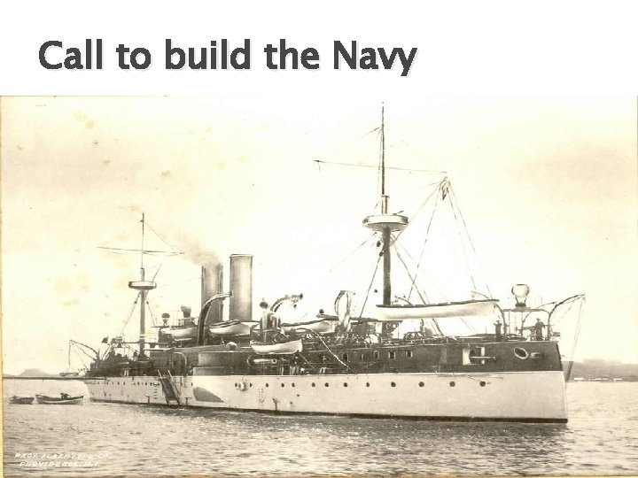 Call to build the Navy 