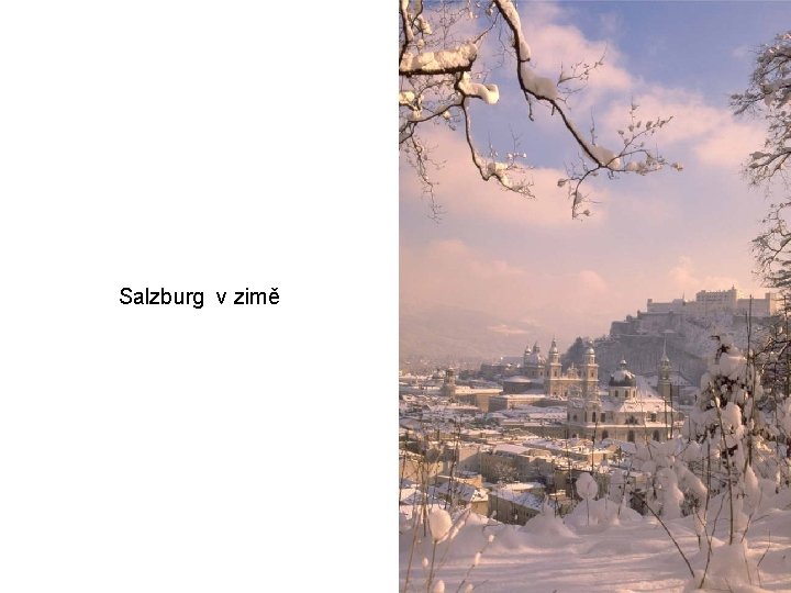 Salzburg v zimě 