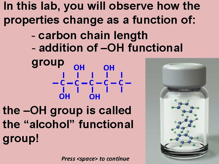 In this lab, you will observe how the properties change as a function of: