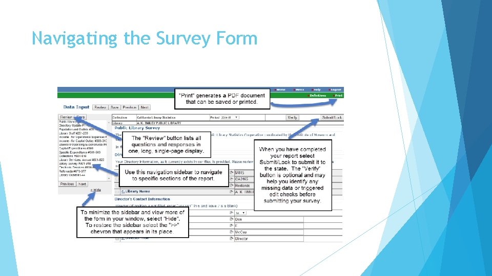 California Public Library Survey 2019 2020 Welcome We