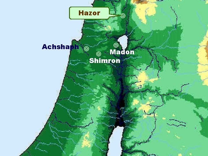 Hazor Madon Shimron Achshaph 