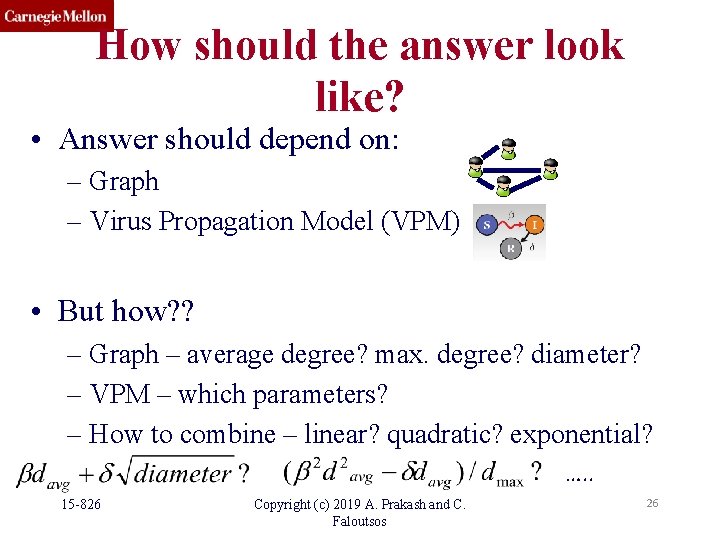 How should the answer look like? • Answer should depend on: – Graph – How should the answer look like? • Answer should depend on: – Graph –