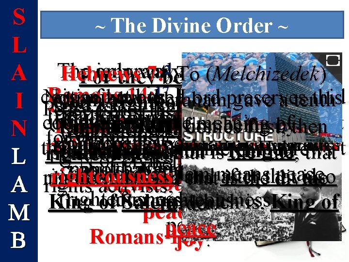 S L A I N L A M B ~ The Divine Order ~