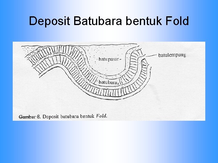 Deposit Batubara bentuk Fold 