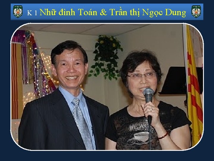 K 1 Nhữ đình Toán & Trần thị Ngọc Dung 