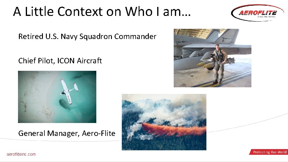 A Little Context on Who I am… Retired U. S. Navy Squadron Commander Chief