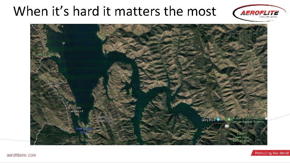 When it’s hard it matters the most aerofliteinc. com 