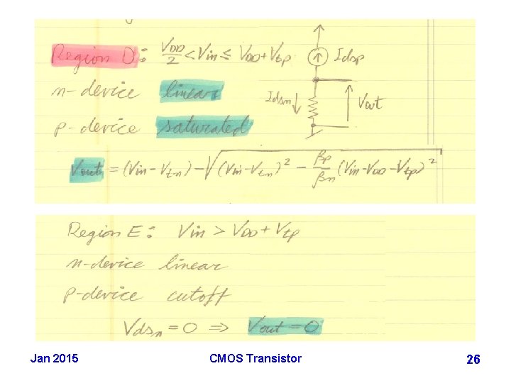 Jan 2015 CMOS Transistor 26 