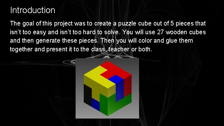 Puzzle Cube Project By Ryan Zhao Peer Reviewer