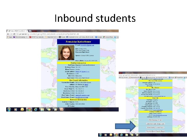 Inbound students 