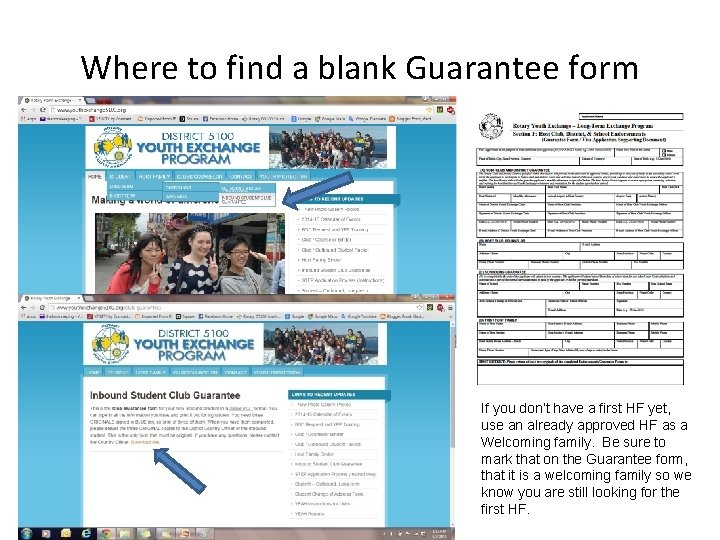 Where to find a blank Guarantee form If you don’t have a first HF