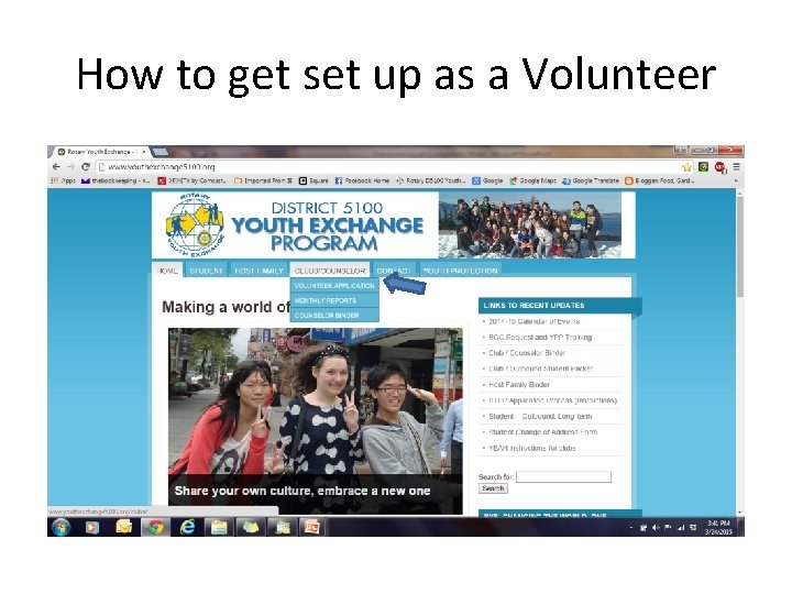 How to get set up as a Volunteer 