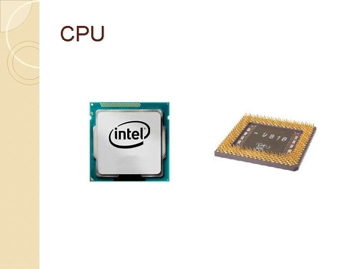 CPU 
