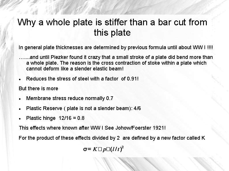 Why a whole plate is stiffer than a bar cut from this plate In