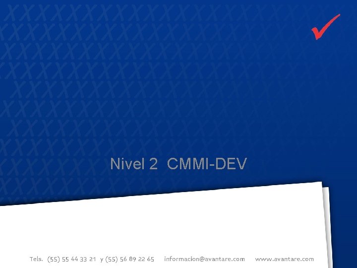 Nivel 2 CMMI-DEV 