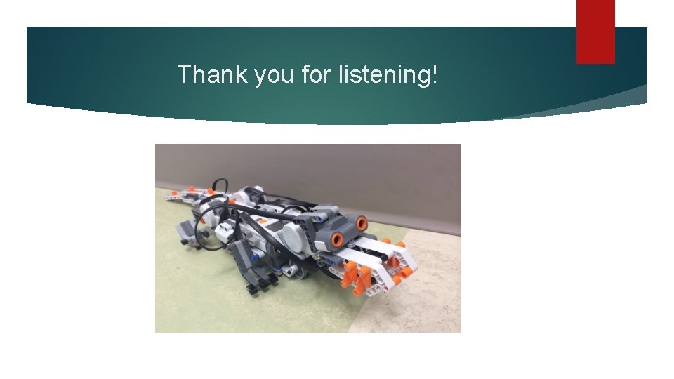 Thank you for listening! 