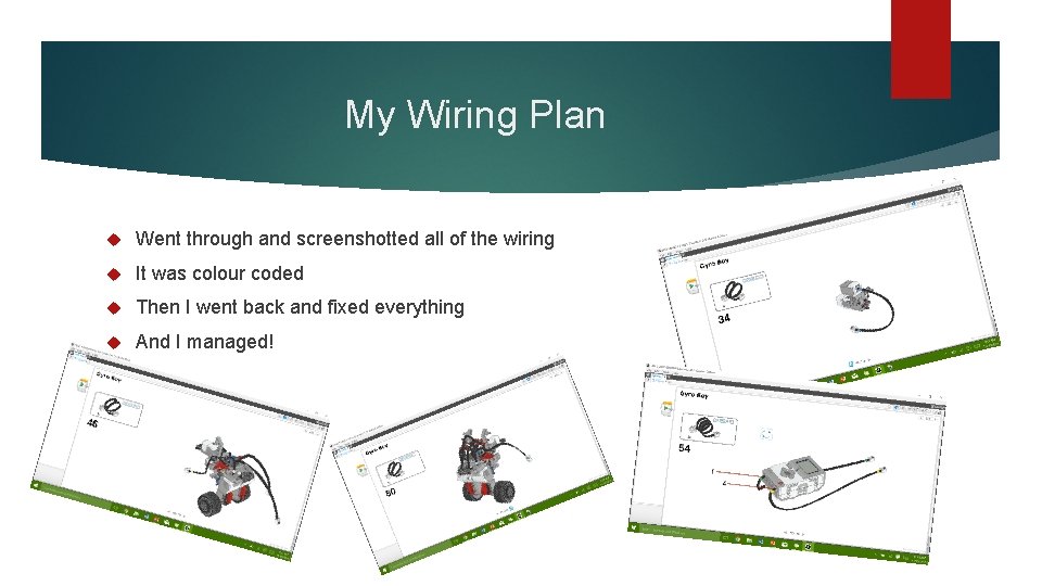 My Wiring Plan Went through and screenshotted all of the wiring It was colour