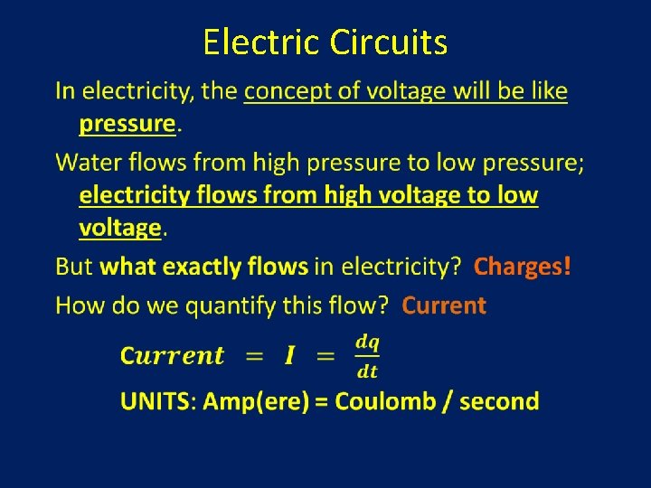 Electric Circuits • 