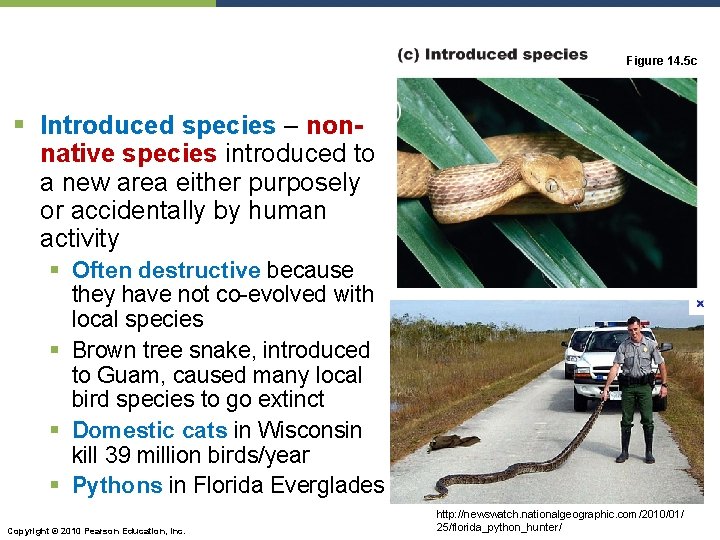 Figure 14. 5 c § Introduced species – nonnative species introduced to a new