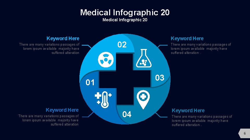 Medical Infographic 20 Keyword Here 02 There are many variations passages of lorem ipsum