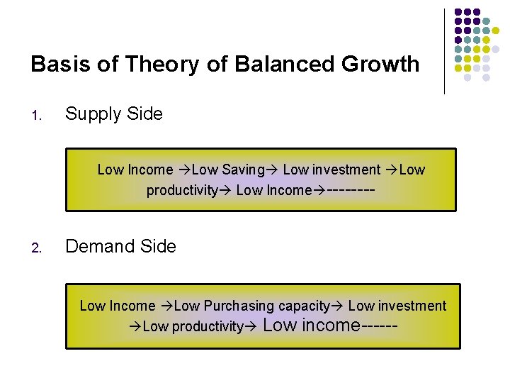 Balanced And Unbalanced Growth Theory Introduction There are