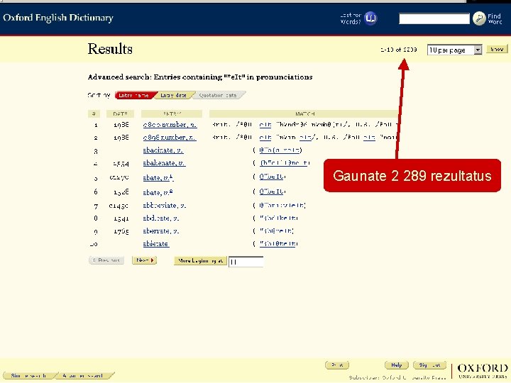 Gaunate 2 289 rezultatus 
