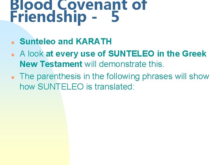 Blood Covenant of Friendship - 5 n n n Sunteleo and KARATH A look