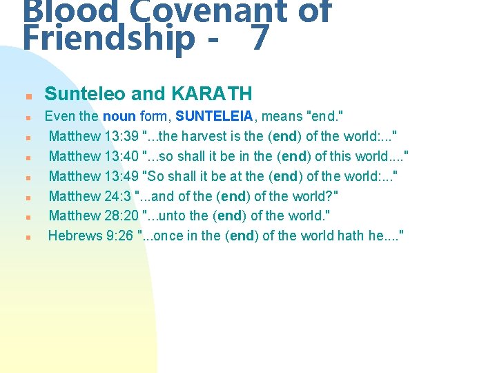 Blood Covenant of Friendship - 7 n n n n Sunteleo and KARATH Even