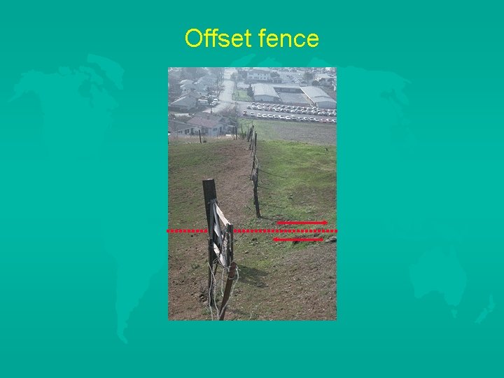 Offset fence 