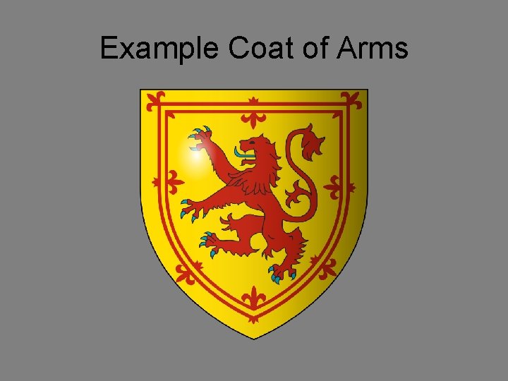 Example Coat of Arms 