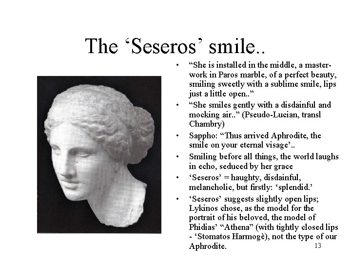 The ‘Seseros’ smile. . • • • “She is installed in the middle, a
