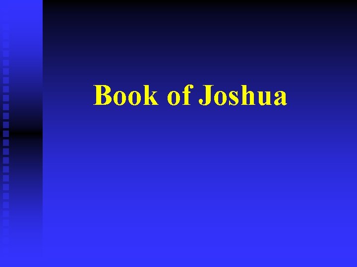 Book of Joshua 