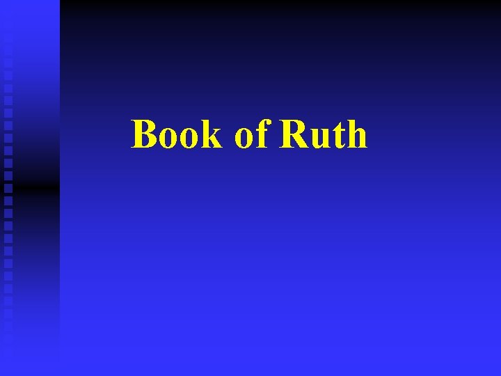 Book of Ruth 