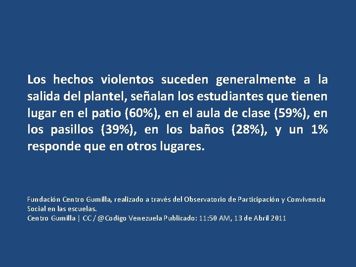 Los hechos violentos suceden generalmente a la salida del plantel, señalan los estudiantes que