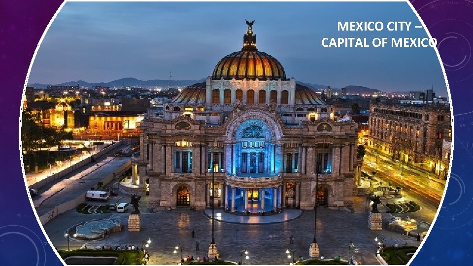 MEXICO CITY – CAPITAL OF MEXICO 