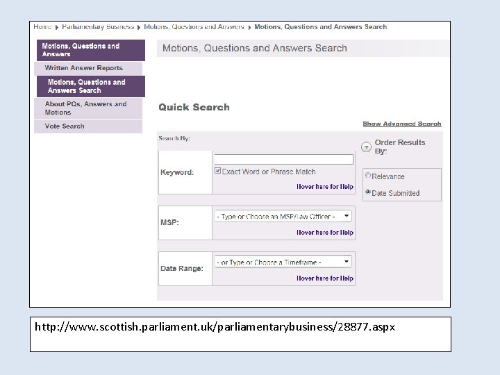 http: //www. scottish. parliament. uk/parliamentarybusiness/28877. aspx 