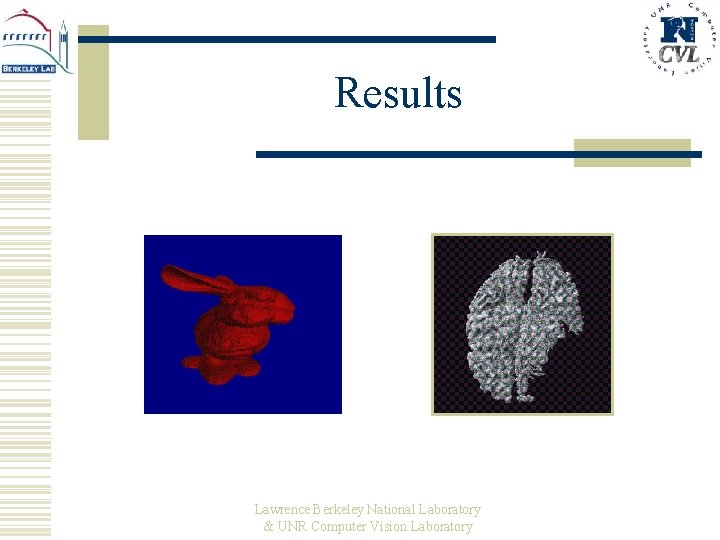 Results Lawrence Berkeley National Laboratory & UNR Computer Vision Laboratory 