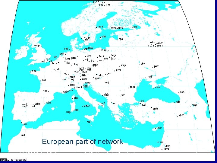European part of network 05/05/201005/01/08 12. 540 Lec 21 6 