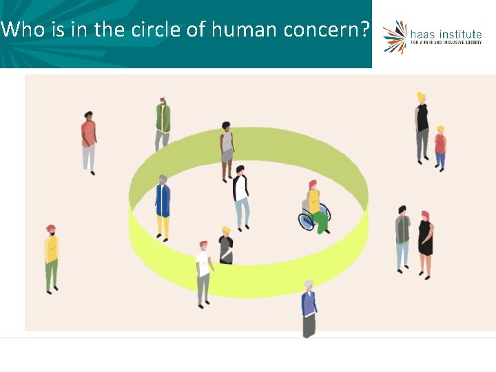 Who is in the circle of human concern? 