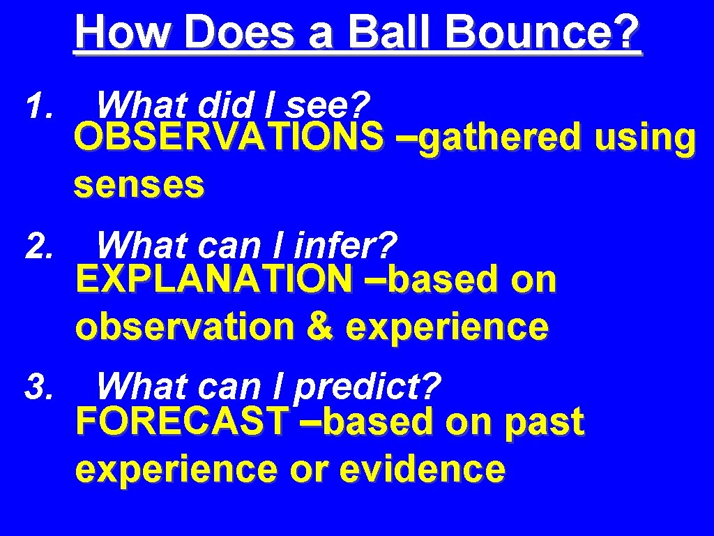 How Does a Ball Bounce How does a